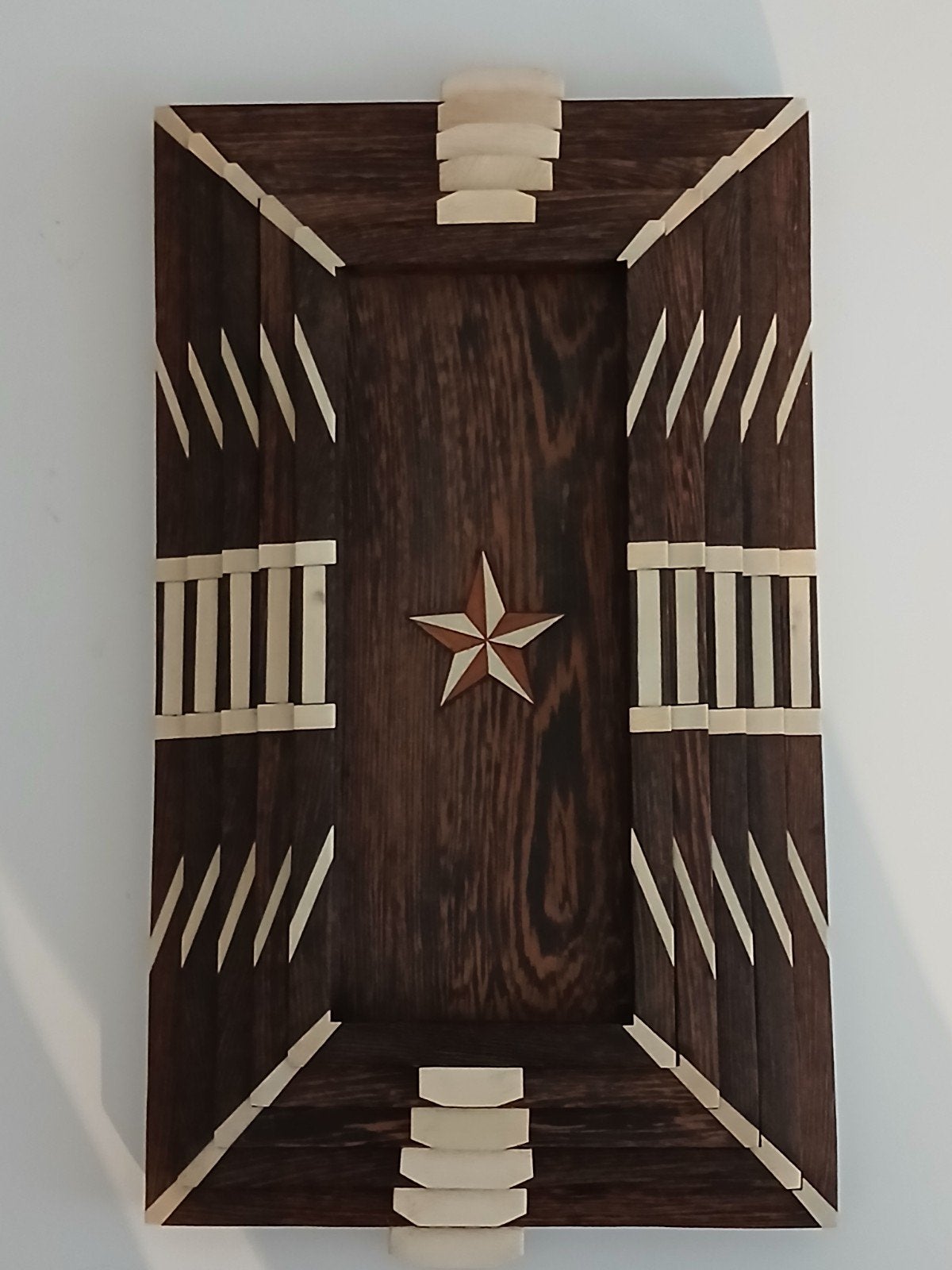 5 plateau gigogne en palissandre et os des indes, Enlèvement ou Envoi, Rose, Bois