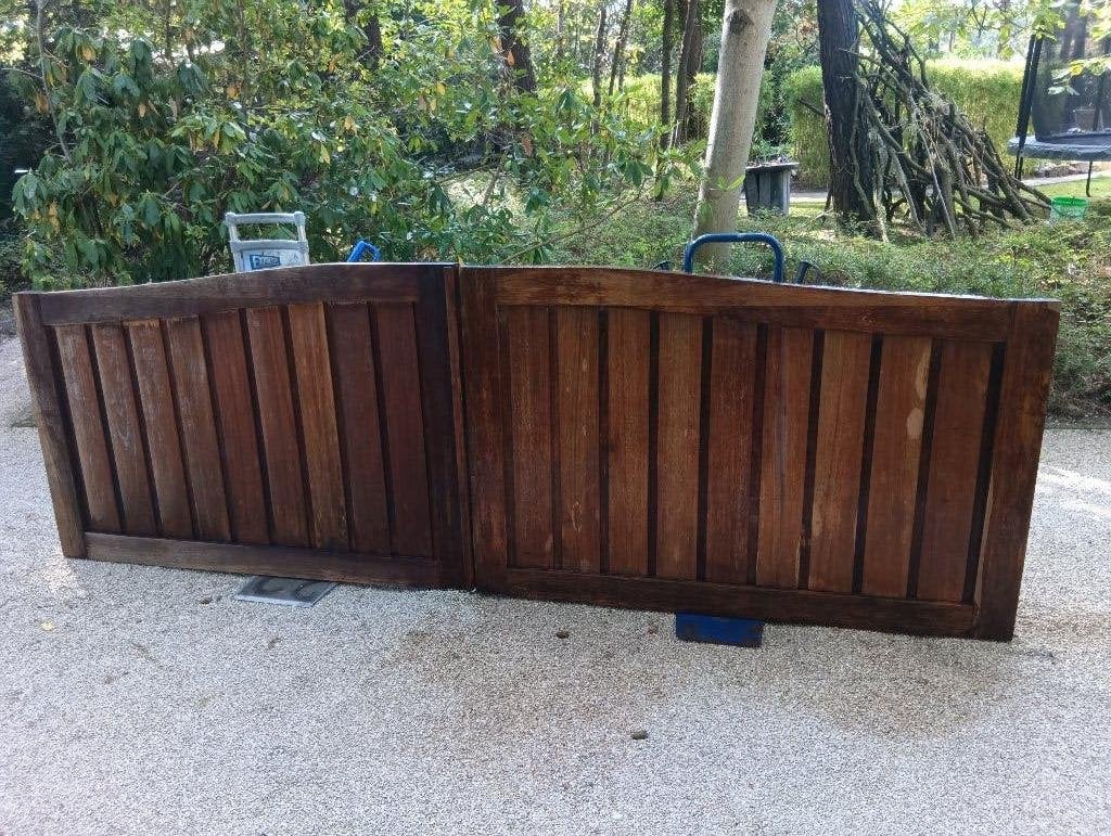 Harthouten poort, Tuin en Terras, Ophalen, Gebruikt, Hout