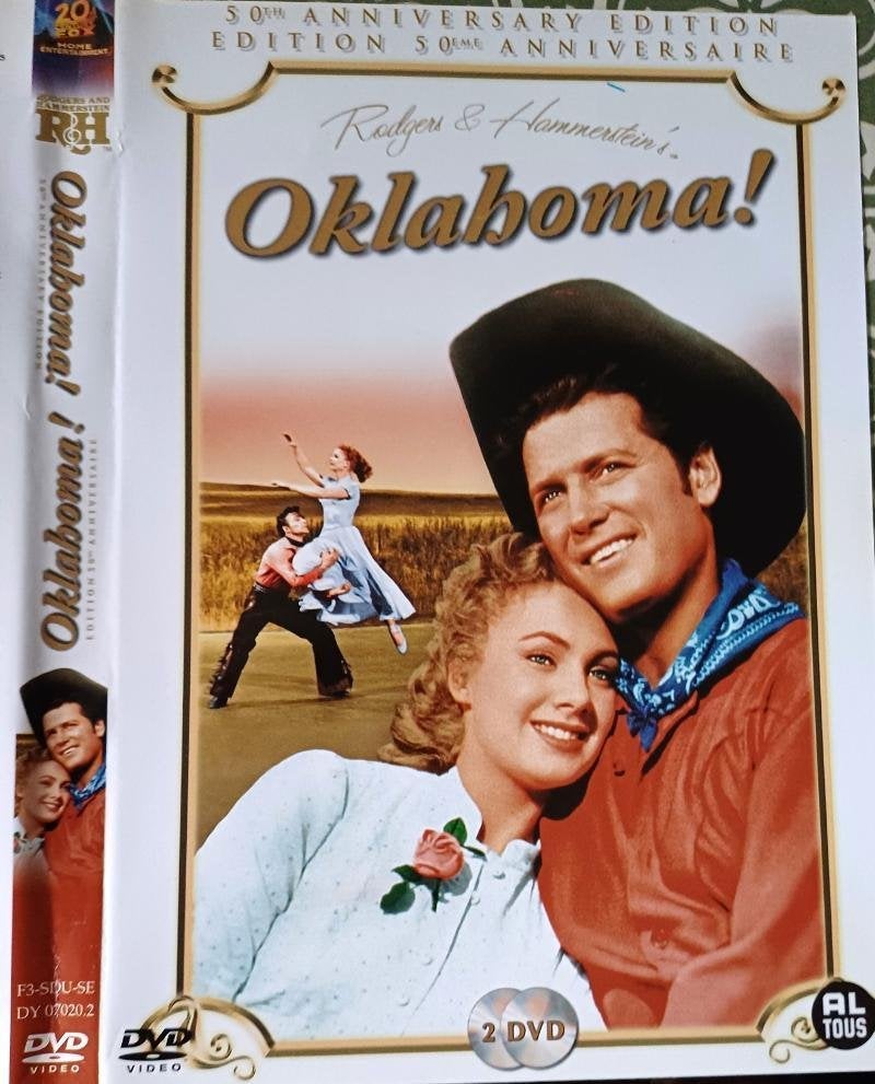 dvd OKLAHOMA  SHIRLEY JONES EDDIE ALBERT .., CD & DVD, Enlèvement ou Envoi, Comme neuf, Comédie musicale