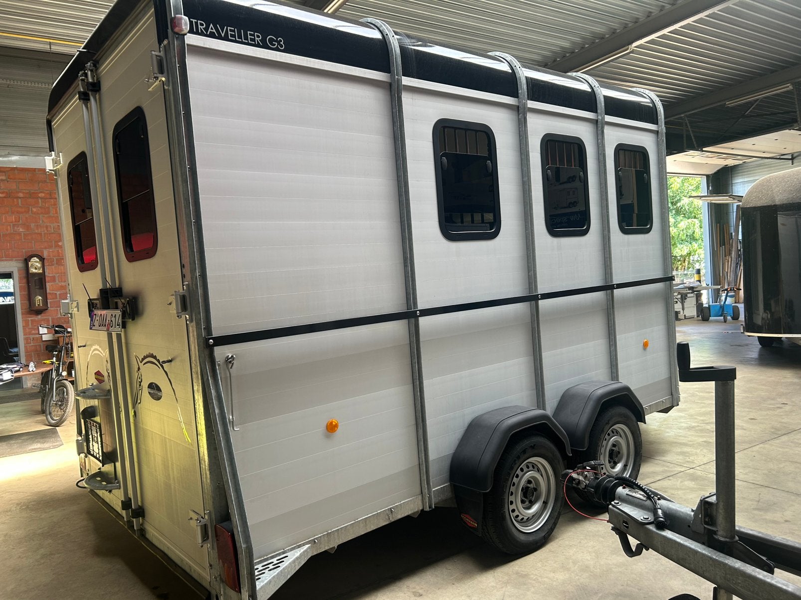 Bockmann Traveler G3 eerste inschrijving 2024, Ophalen, Zo goed als nieuw, Aluminium, 3-paards trailer