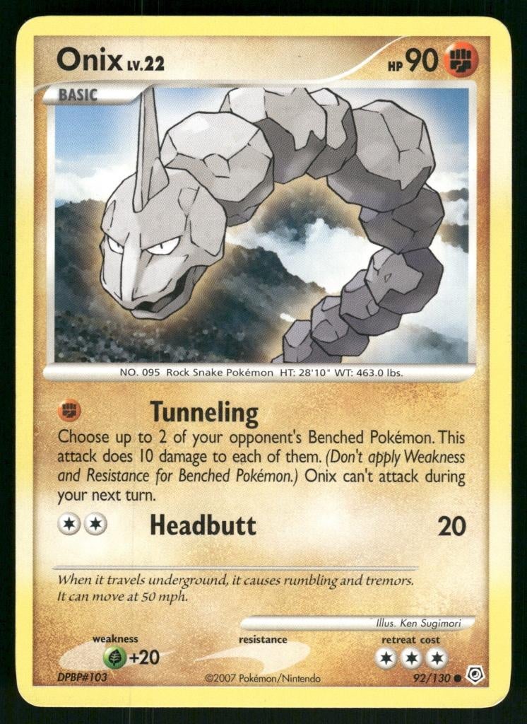 Onix 92/130 - Diamond &amp; Pearl (NM), Verzenden, Gebruikt