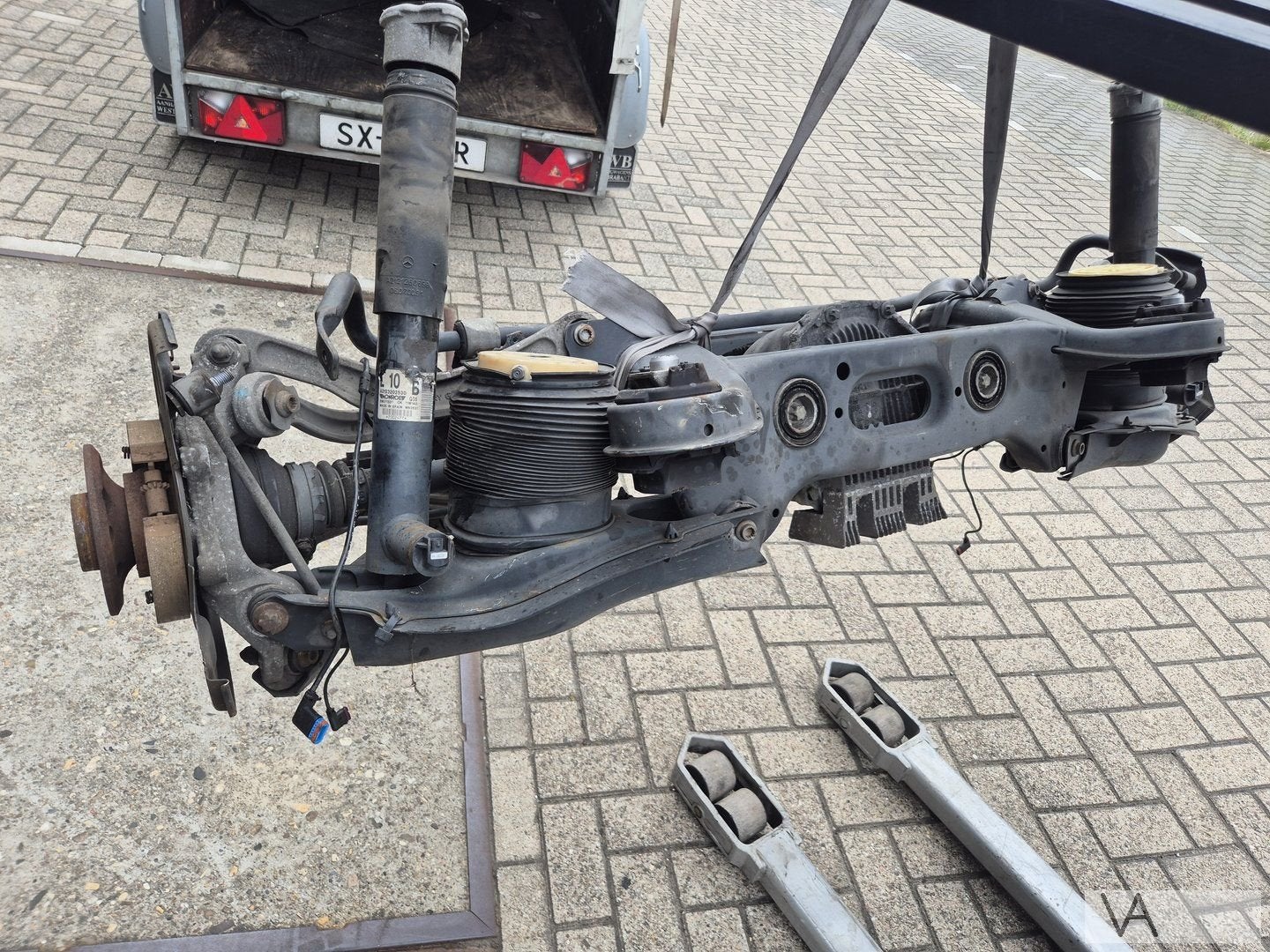 Achteras met differentieel van Mercedes CLS AMG W218 11 - 18, Auto-onderdelen, Gebruikt, -, Ophalen of Verzenden, -