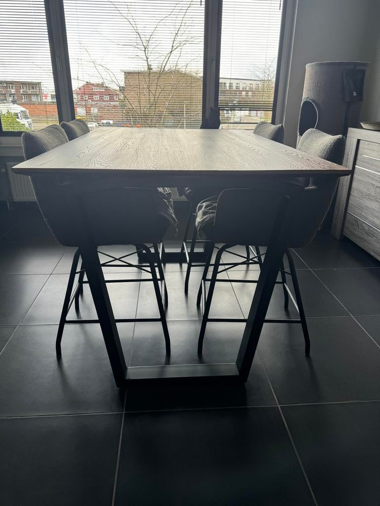 Henders & Hazel Livada Bartafel (160x100) – Bruin Eiken, Ophalen, Zo goed als nieuw
