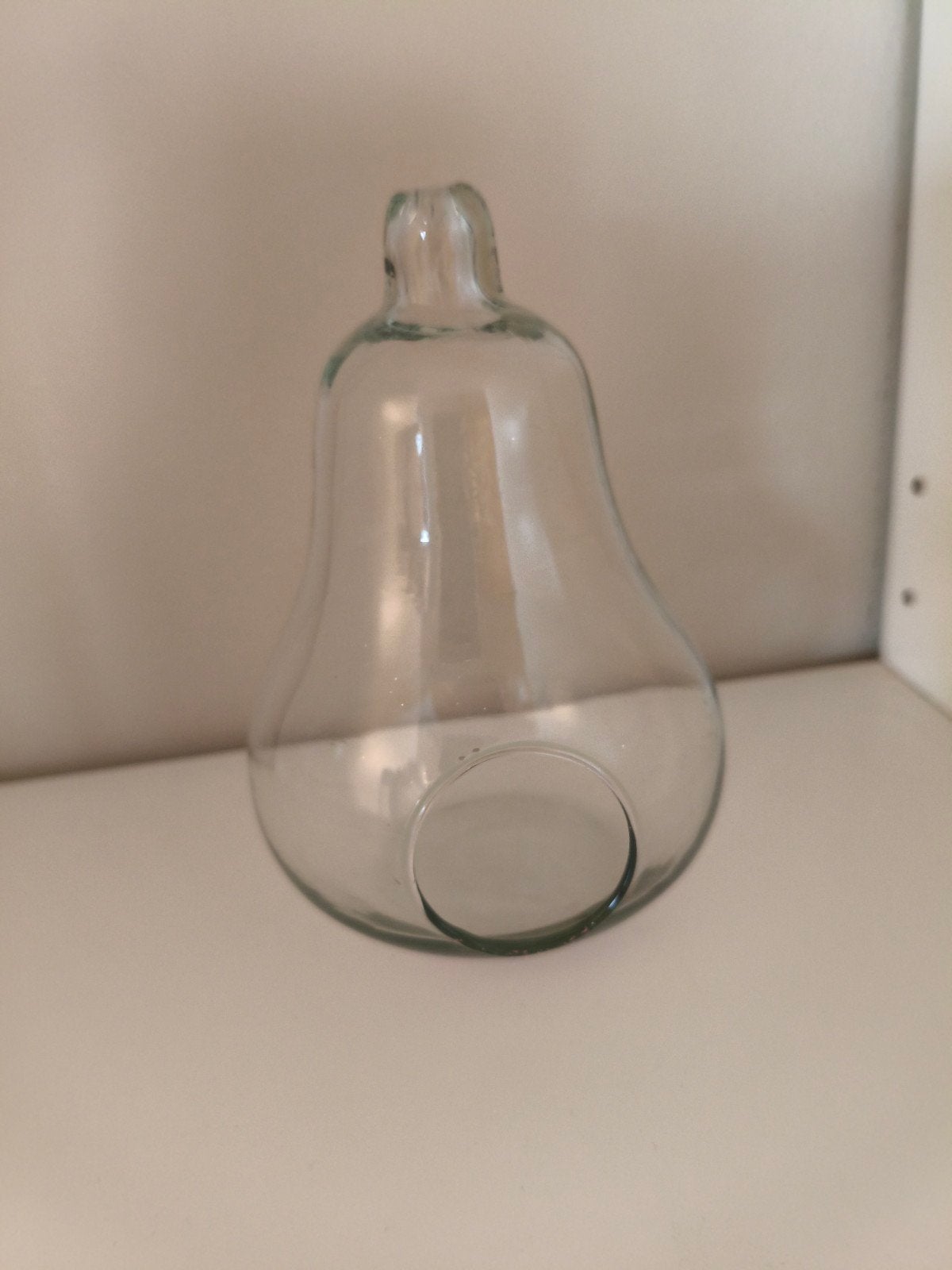 Glas decoratie peer, Verre, Enlèvement, Comme neuf, Soufflé à la bouche