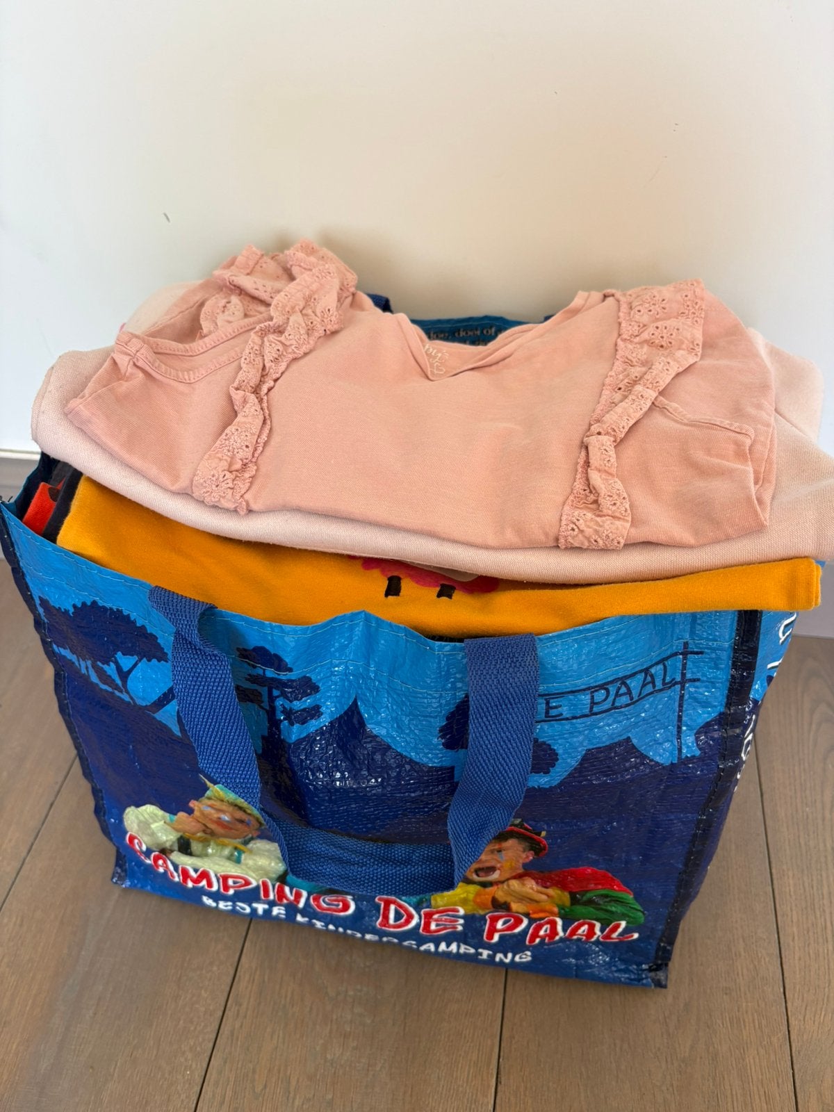 Zak vol meisjes kleding maat 122/128, Kinderen en Baby's, Ophalen, Gebruikt