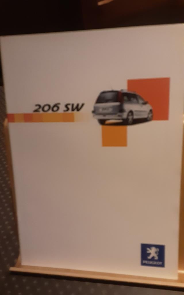PEUGEOT 206 sw brochure, Livres, Enlèvement ou Envoi, Peugeot