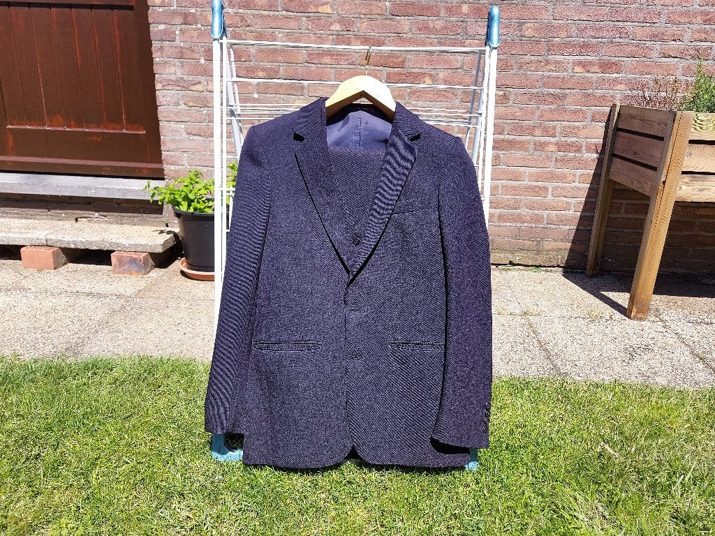 herenkostuum, Kleding | Heren, Ophalen, Zo goed als nieuw, Maat 52/54 (L), Blauw