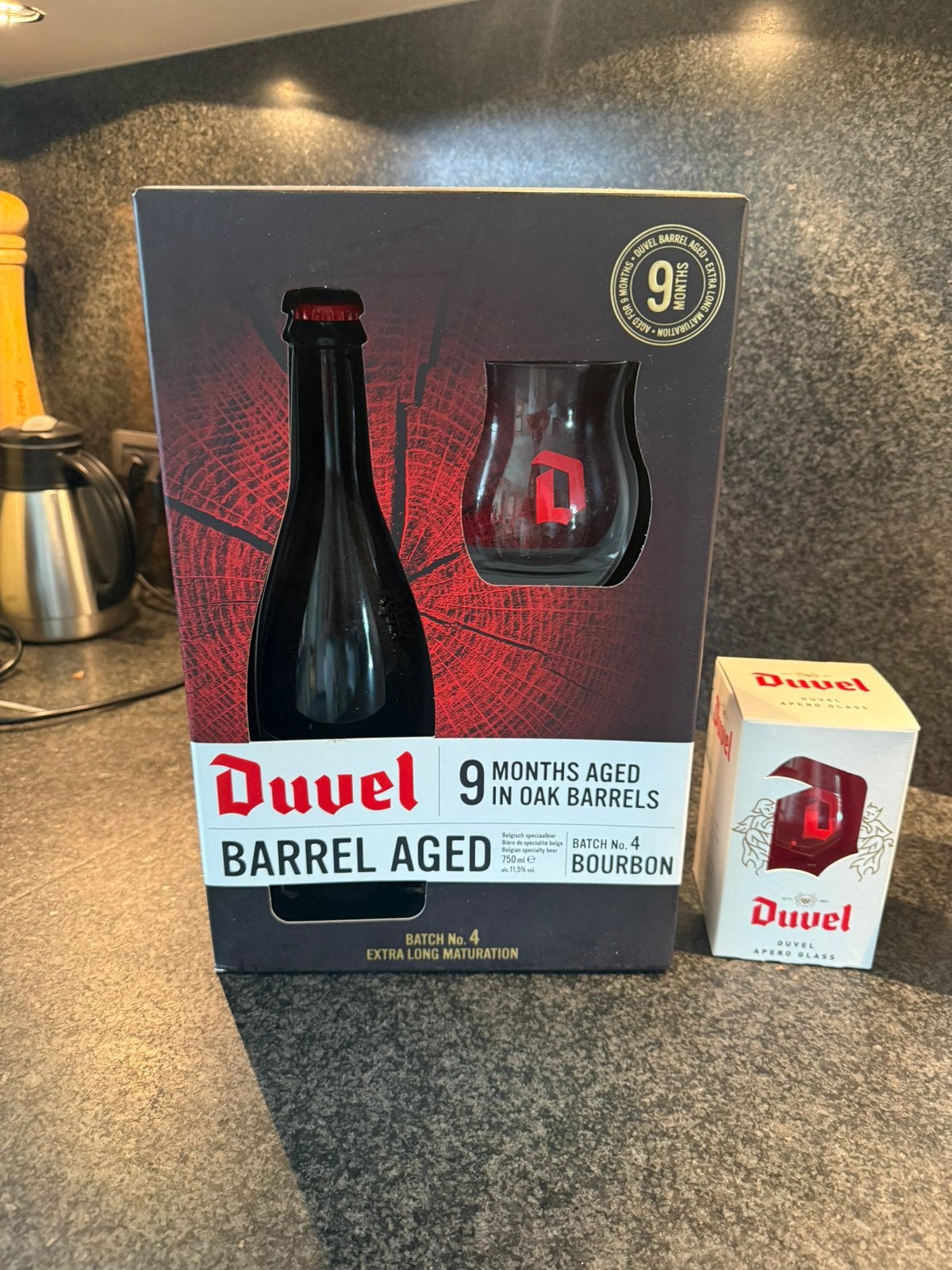Duvel barrel aged en glazen, Verzamelen, Ophalen, Nieuw