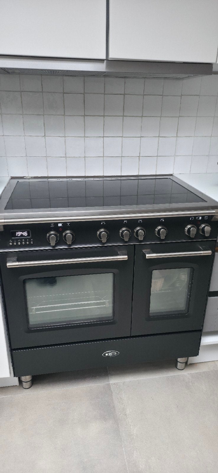 Boretti inductiefornuis 90cm, Ophalen, Gebruikt