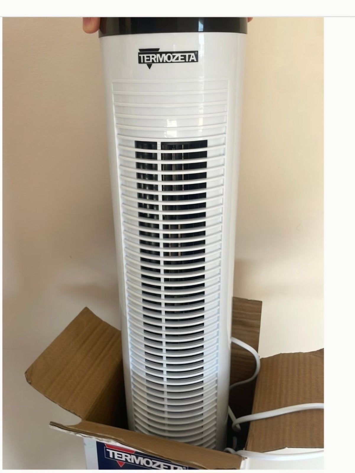 Termozeta torenventilator (81 cm) in zo goed als nieuwe staa, Elektronische apparatuur, Ventilatoren, Torenventilator, Ophalen