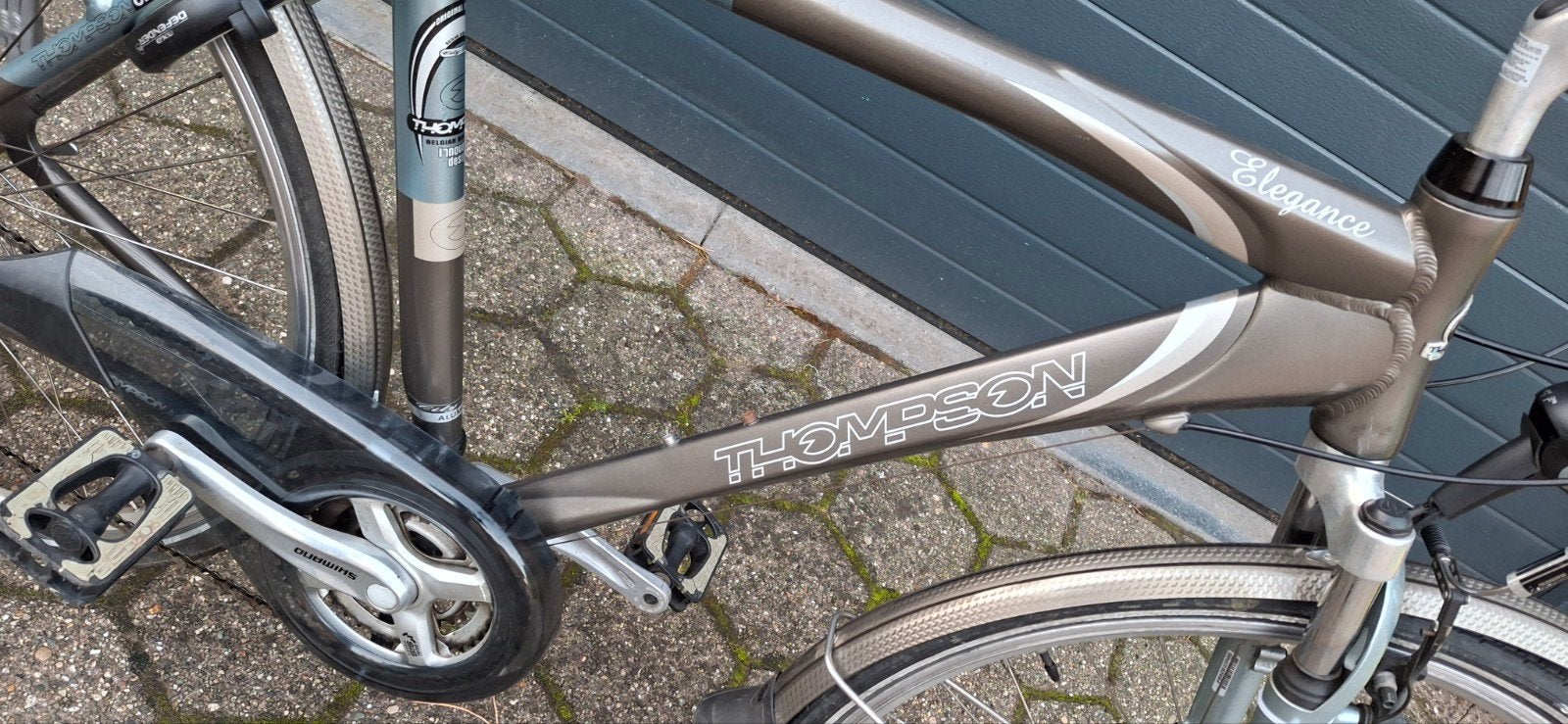 Herenfiets Thompson, Fietsen en Brommers, Gebruikt, Velgrem, Versnellingen, Ophalen
