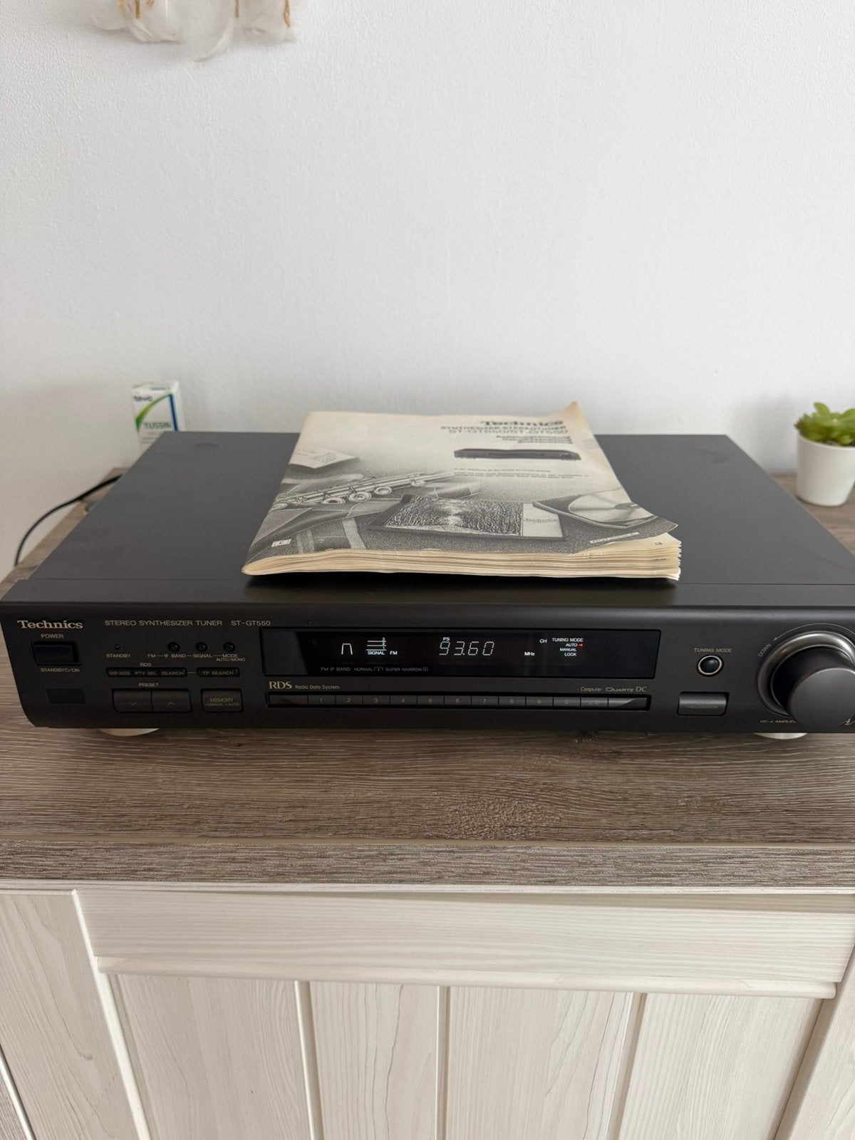 Technics ST-GT650 Stereo Synthesizer Tuner originele, Enlèvement, Comme neuf