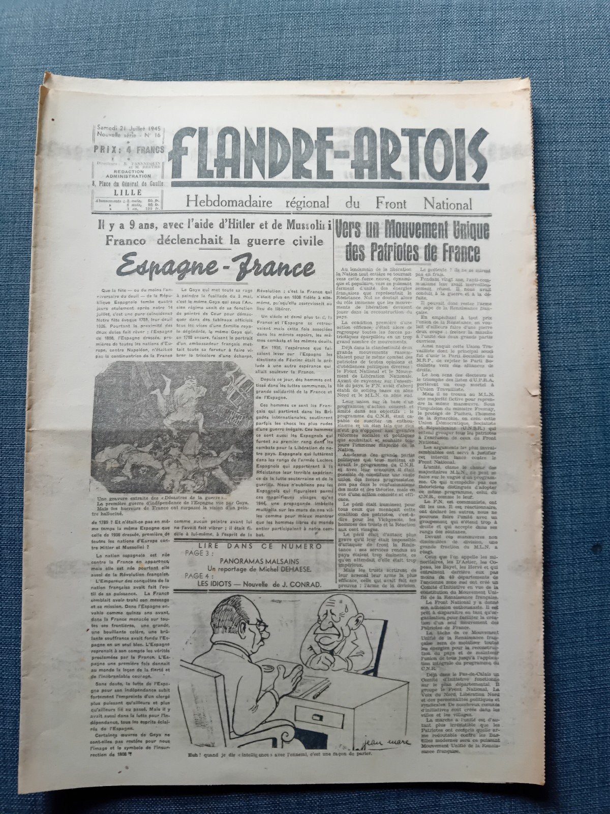 flandre artois krant, Enlèvement ou Envoi