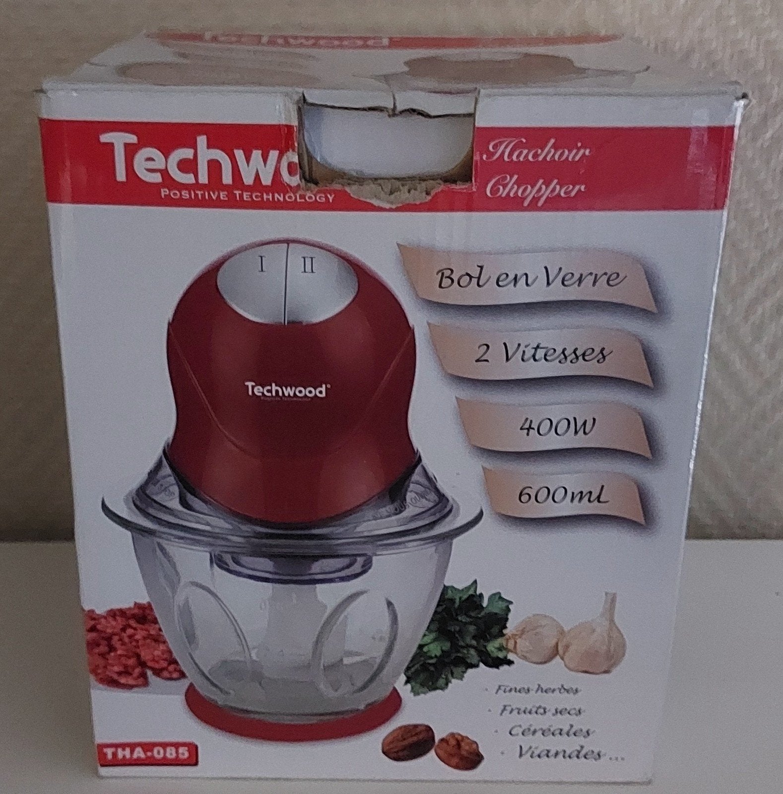 Mini-hachoir
Techwood THA-085, Enlèvement ou Envoi