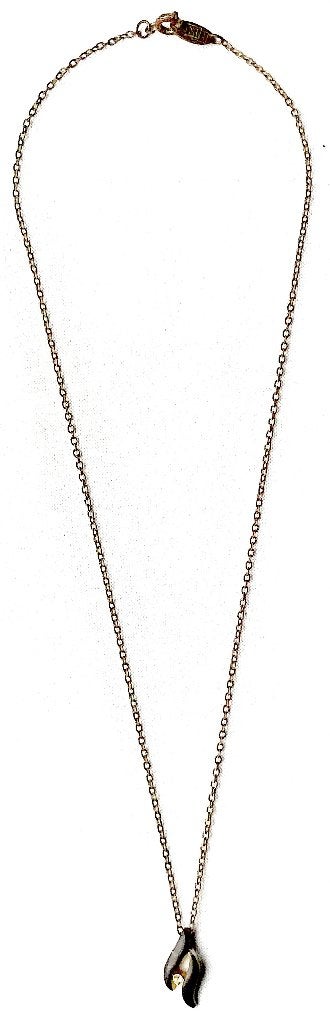 Chaine avec pendentif brillant, Bijoux, Sacs & Beauté, Colliers, Avec pendentif, Utilisé, Autres matériaux, Argent