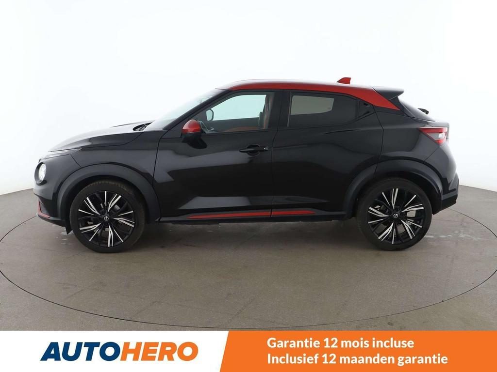 Nissan Juke 1.0 DIG-T N-Design (bj 2021, automaat), Auto's, 118 g/km, Gebruikt, Euro 6, Parkeercamera