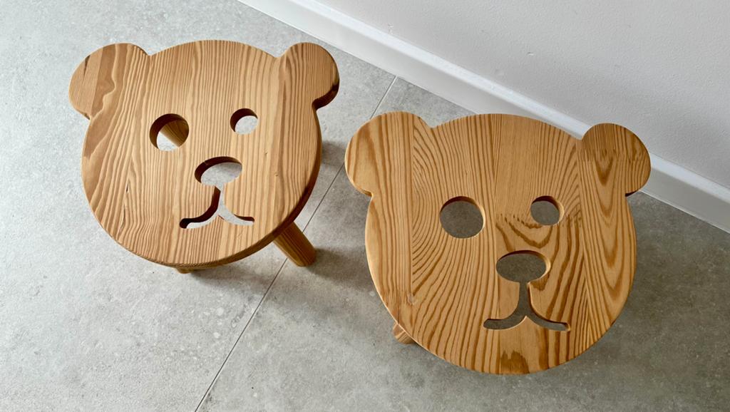 Tabourets en bois, Maison & Meubles, Tabourets, Enlèvement, Comme neuf