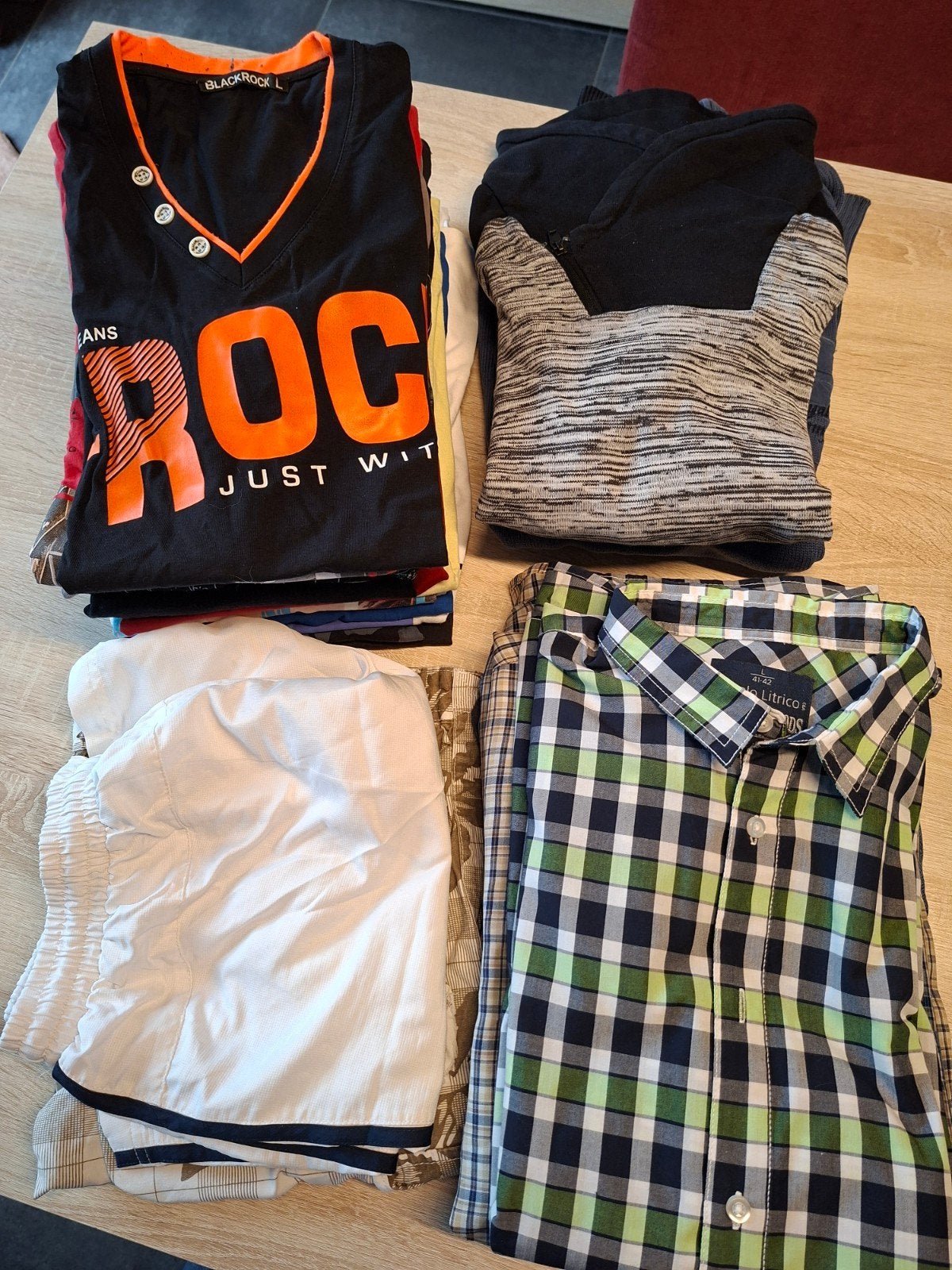 Lot de vetements homme - Taille L, Enlèvement, Porté, Taille 52/54 (L)