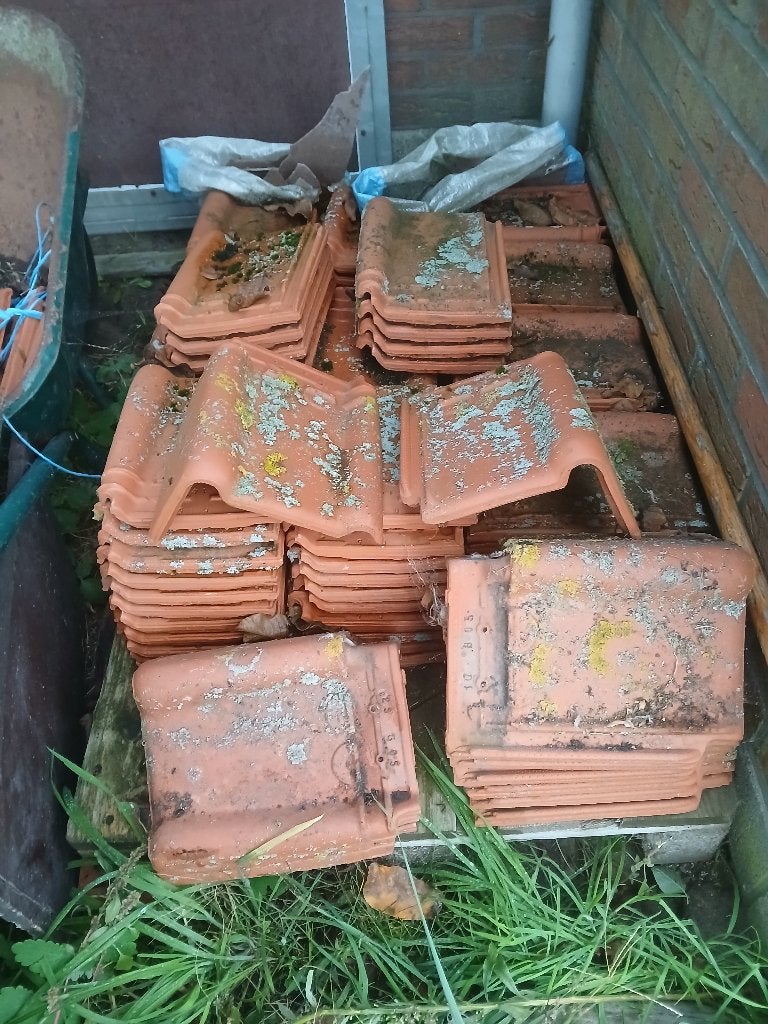 Pannen 44 rood, Doe-het-zelf en Bouw, Ophalen, Gebruikt, Steen of Klei, 5 tot 10 m²