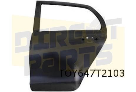 Toyota Yaris (1/06-8/11) Achterportier Links (5-drs) Origine, -, Deur, -, Nieuw