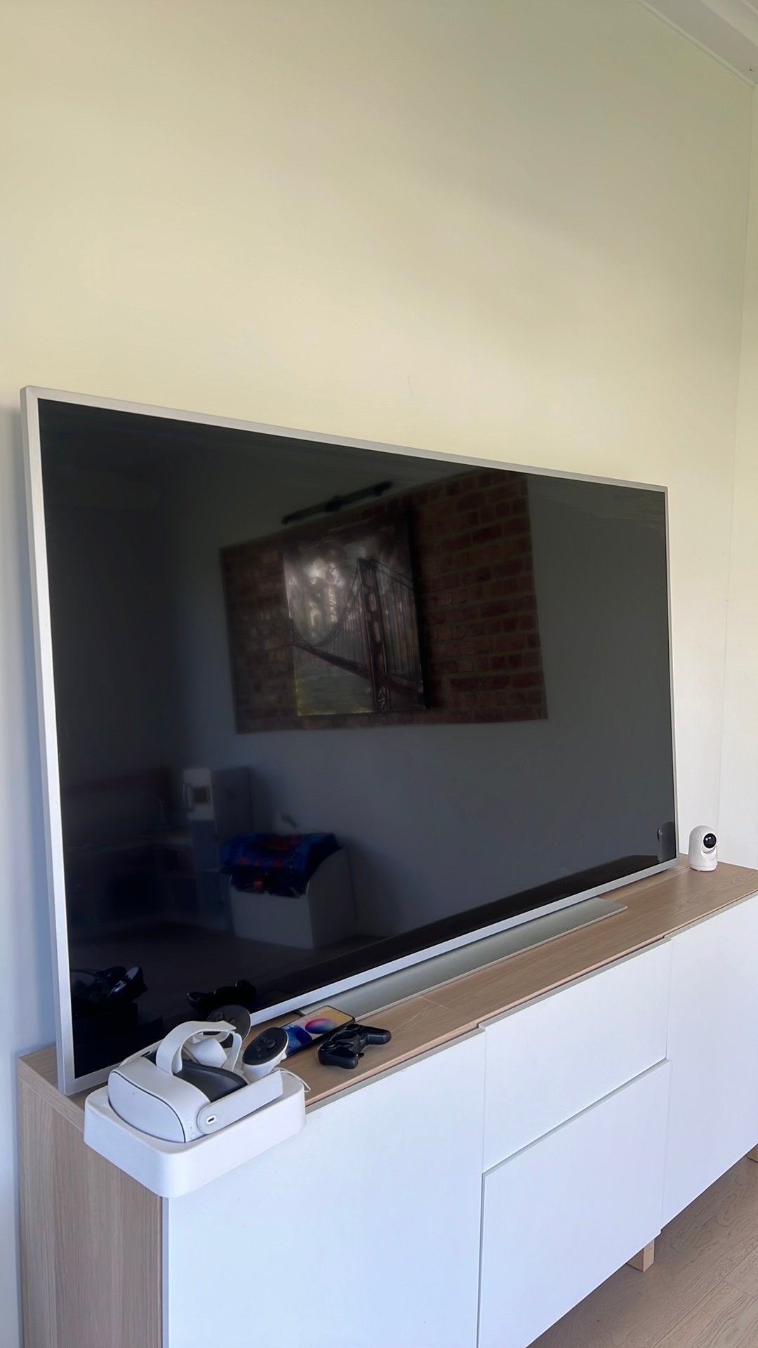 Tv samsung ecran casser 75 pouces, Enlèvement, Comme neuf