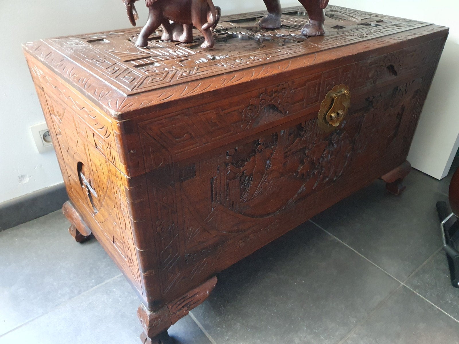 prachtig Chinese koffer, Ophalen of Verzenden