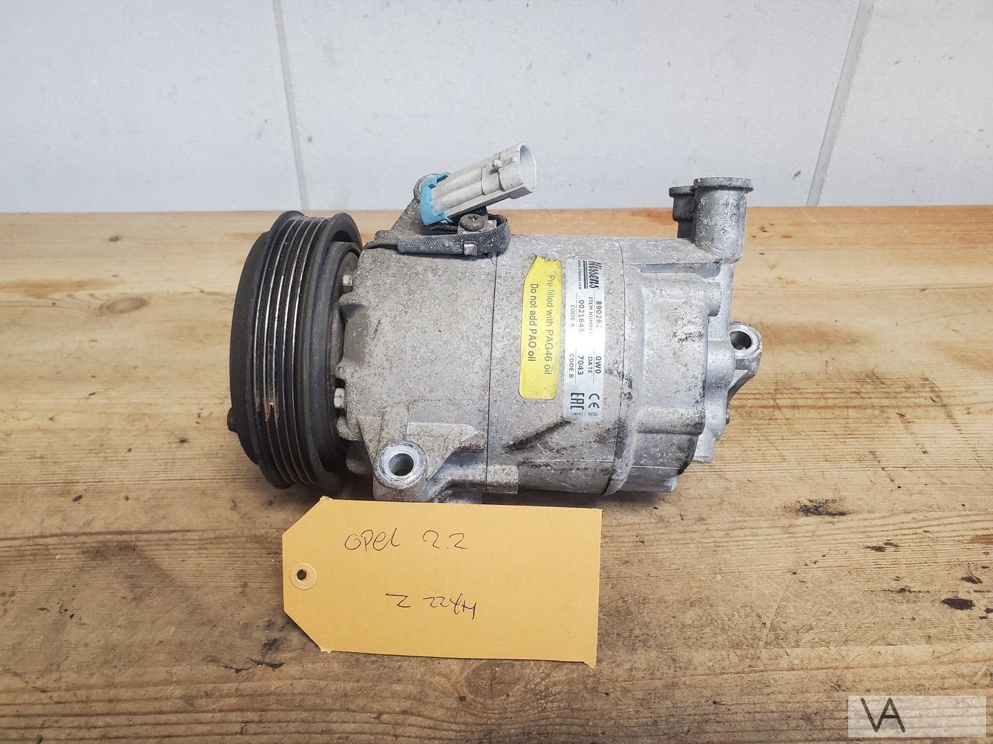 Opel Zafira b 2005 - 2012 aircopomp compressor 2.2 benzine, -, Opel, Utilisé, -