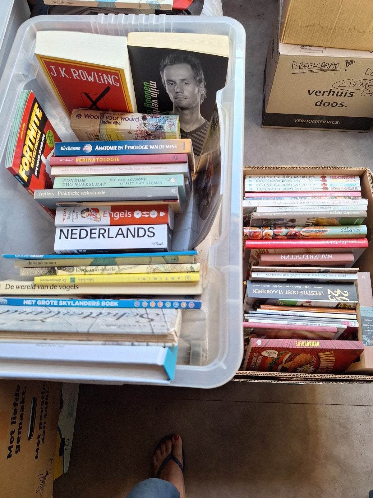 boeken allerlei, Ophalen