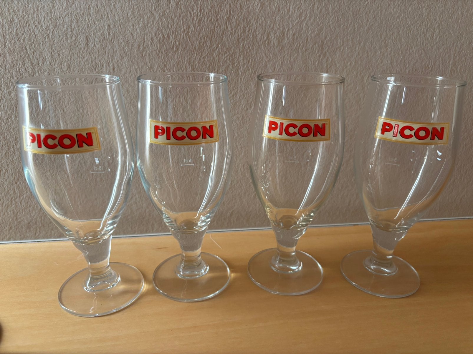 4 picon glazen, Verzamelen, Ophalen of Verzenden, Zo goed als nieuw