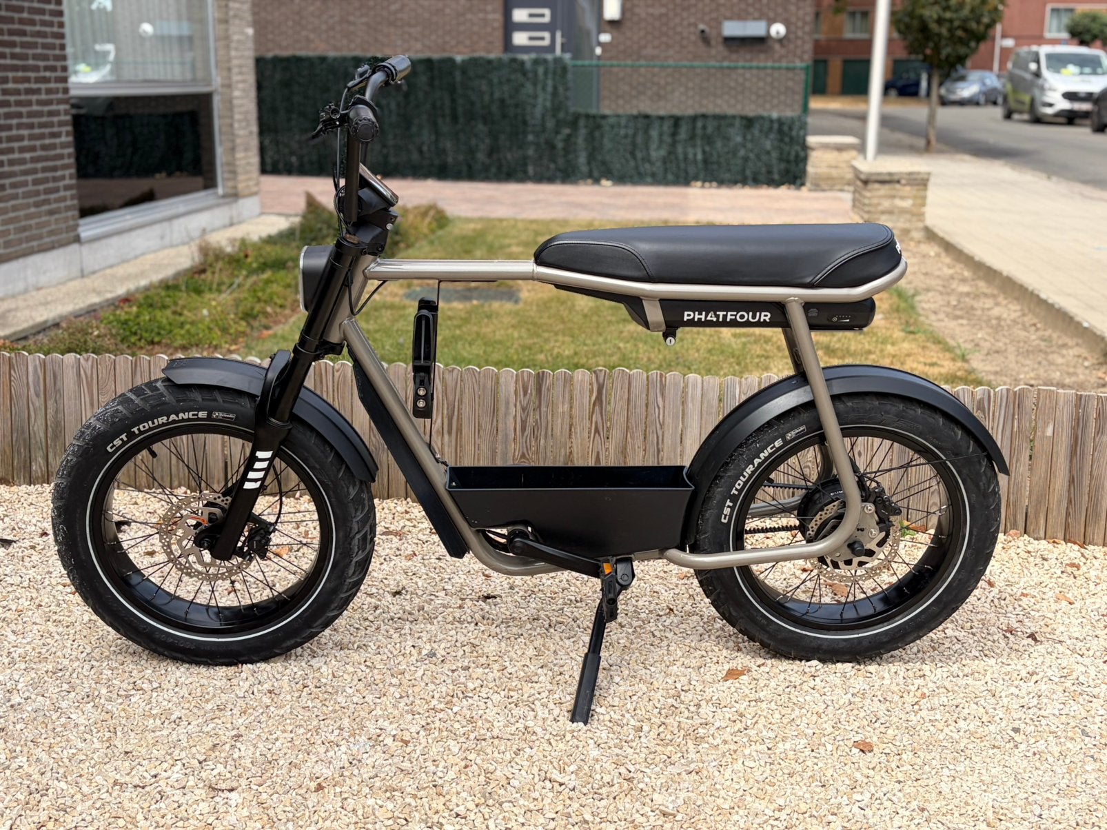 Fatbike Phatfour FLX+ (nog onder garantie) met accessoires, Fietsen en Brommers, Elektrische fietsen, Ophalen, Zo goed als nieuw