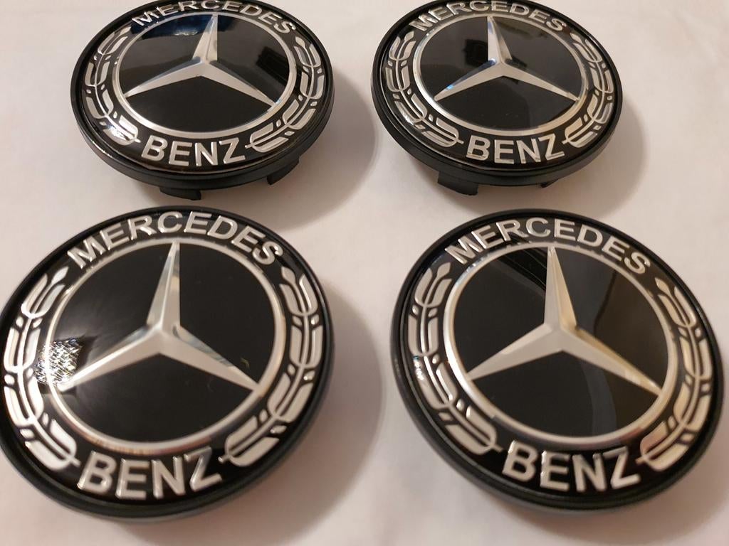 Capuchons de moyeu de roue extérieurs Mercedes 69 mm, Enlèvement ou Envoi, Neuf