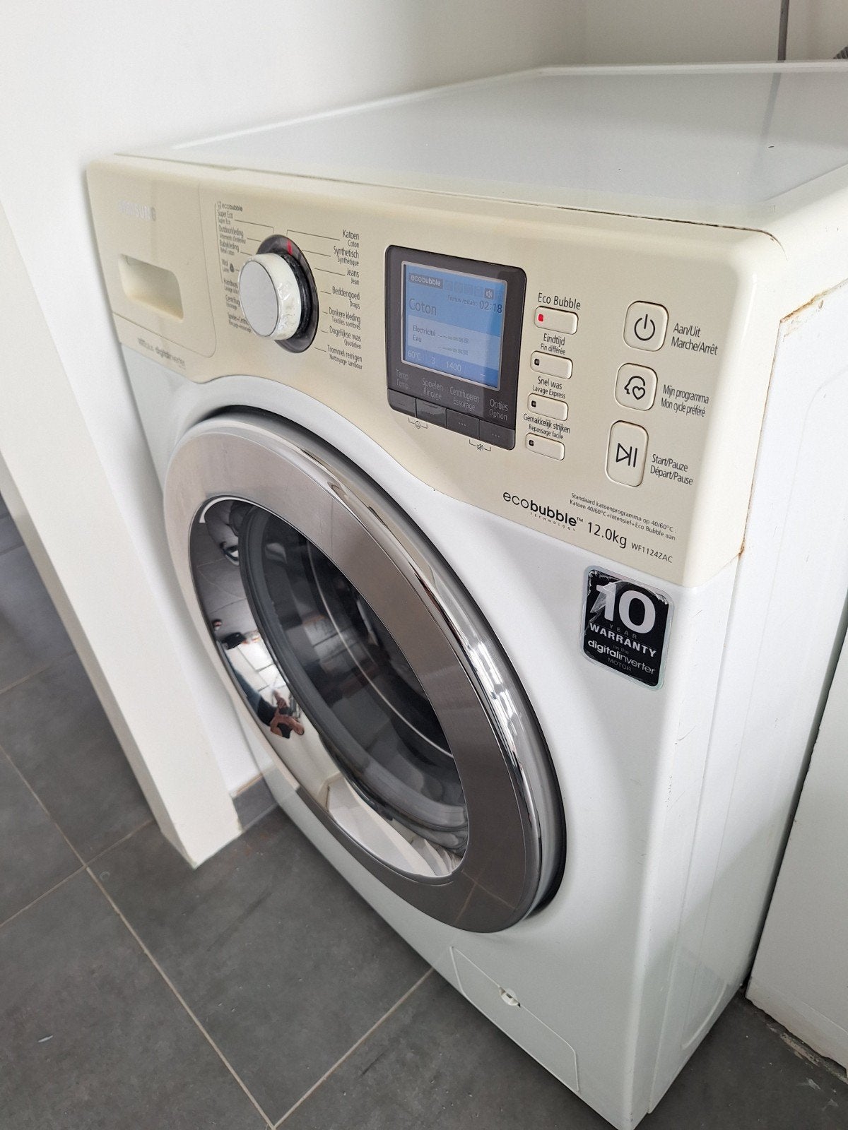 Machine à laver 12kg A+++, Electroménager, Lave-linge, Enlèvement