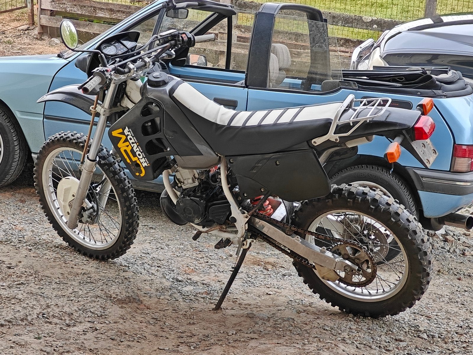 Honda CRM 125 enduro, 1994, avec des papiers de 30 ch et 11, Motos, Motos | Honda, Particulier, Enduro, jusqu'à 11 kW, Enlèvement