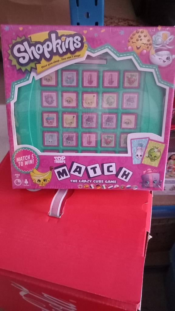 Lot shopkins match the crazy cube game, Ophalen, Jongen of Meisje, Nieuw, Y