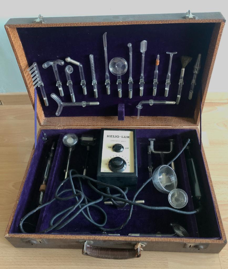 Violet ray Antiek Vintage rariteit Tesla Helio-Lux, Verzamelen, Elektronische Apparatuur, Overige typen, Ophalen of Verzenden