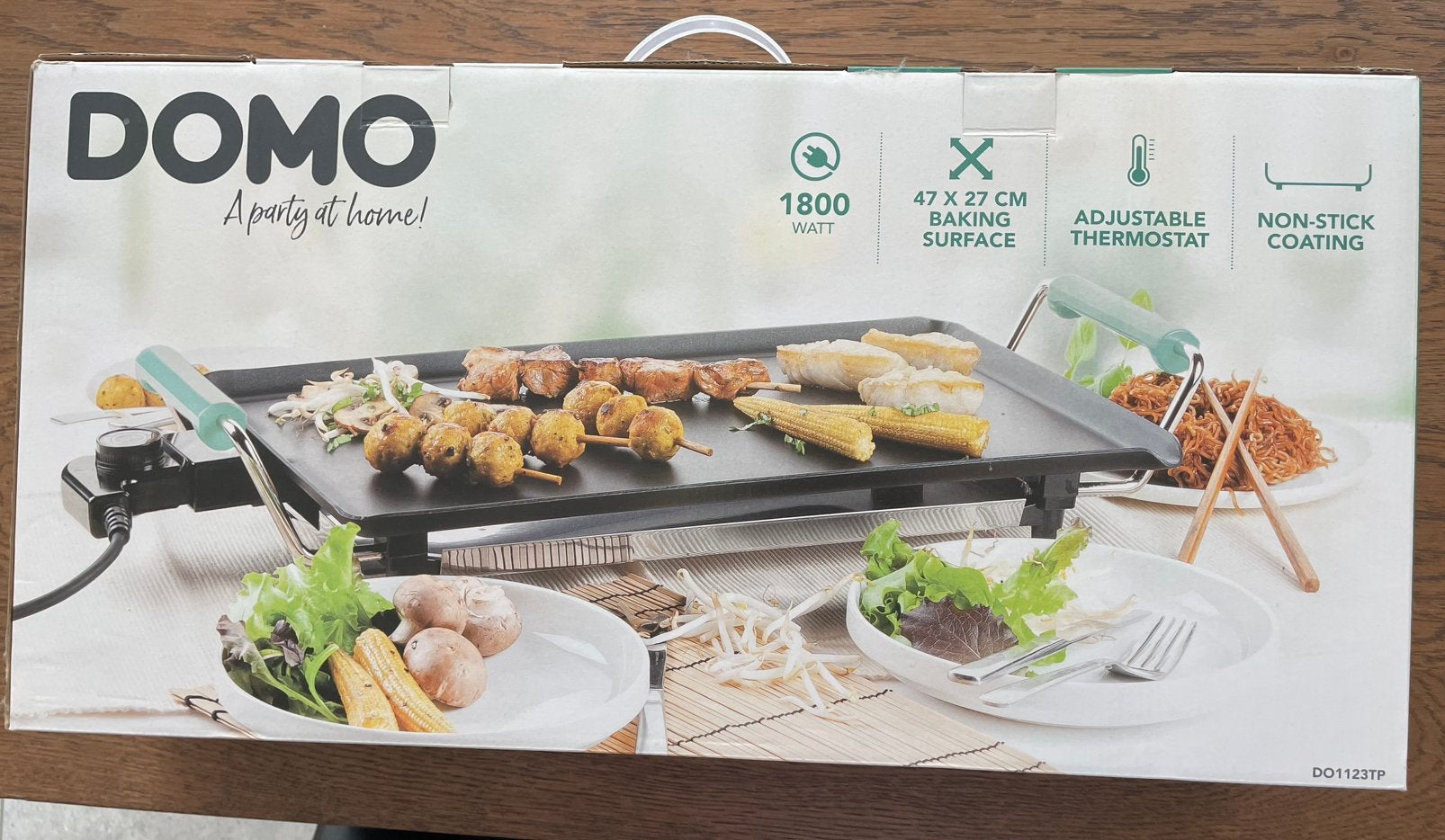 Teppanyaki plaat, nieuw in doos, nooit gebruikt!, Enlèvement ou Envoi, Neuf