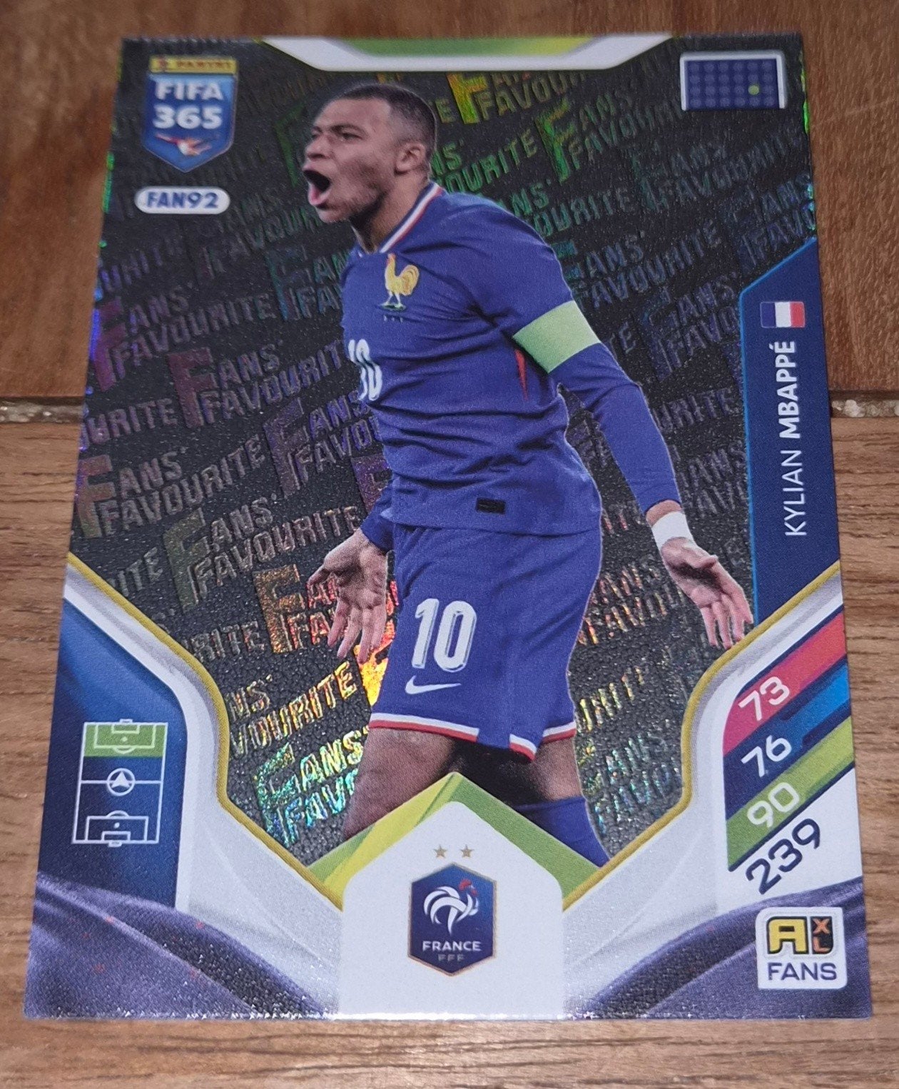 Panini Fifa 365 Adrenalyn XL Kylian Mbappé-kaart, Verzenden, Nieuw, Overige typen