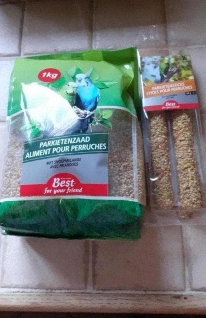 Graines + friandise pour Perruche  NEUF