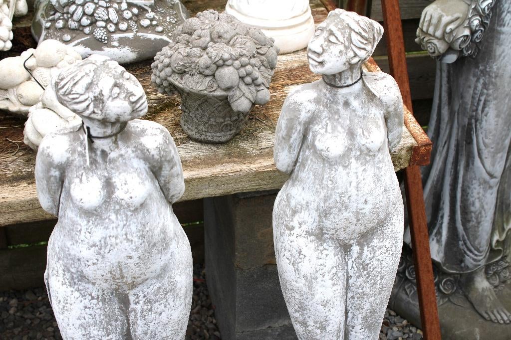 naakte vrouw, moderne steenkunst., Tuin en Terras, Ophalen, Nieuw, Steen, Abstract beeld