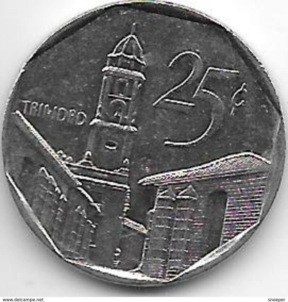 cuba 25 centavos 1994 km 577.1 xf, Postzegels en Munten, Munten | Amerika, Verzenden, Noord-Amerika, Losse munt