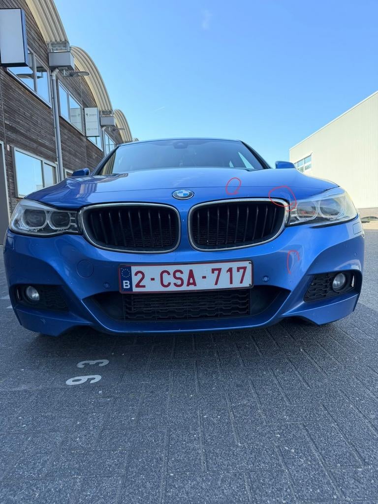 BMW 320D M pakket (190 PK), Auto's, BMW, Automaat, Blauw, Leder, Diesel
