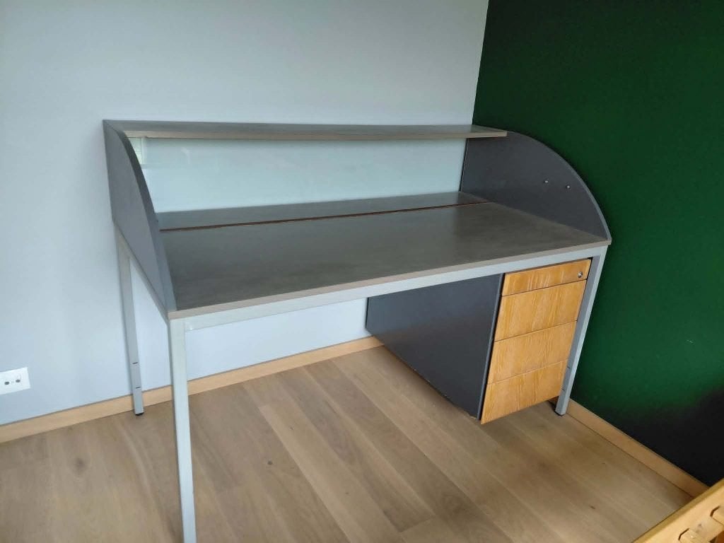 Bureau Métallique Vintage, Autres marques, Bureau d'ordinateur, Métal, Vintage