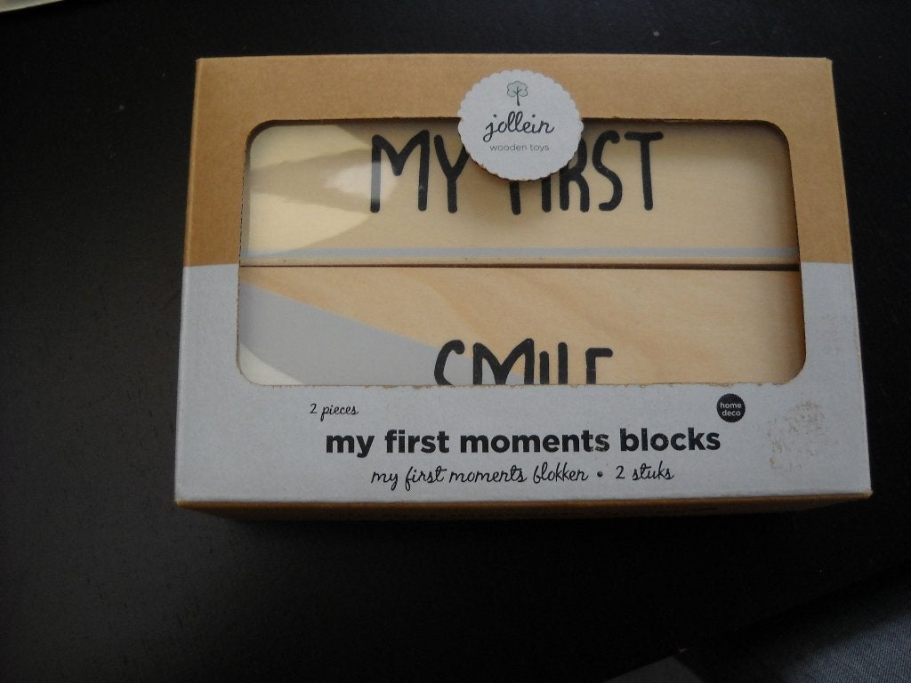 jollein-nieuw in doos-my first moments blocks, Enlèvement, Neuf