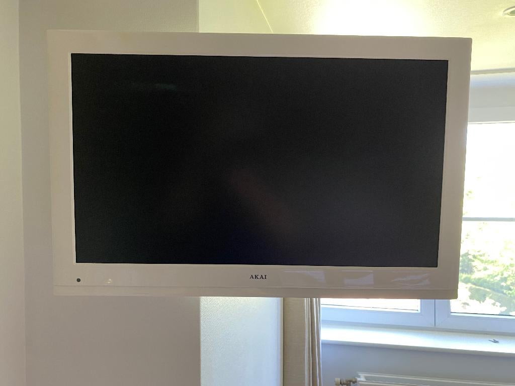 WITTE WANDTELEVISIE TE KOOP, Huis en Inrichting, Ophalen, Gebruikt, 50 tot 100 cm, Minder dan 100 cm