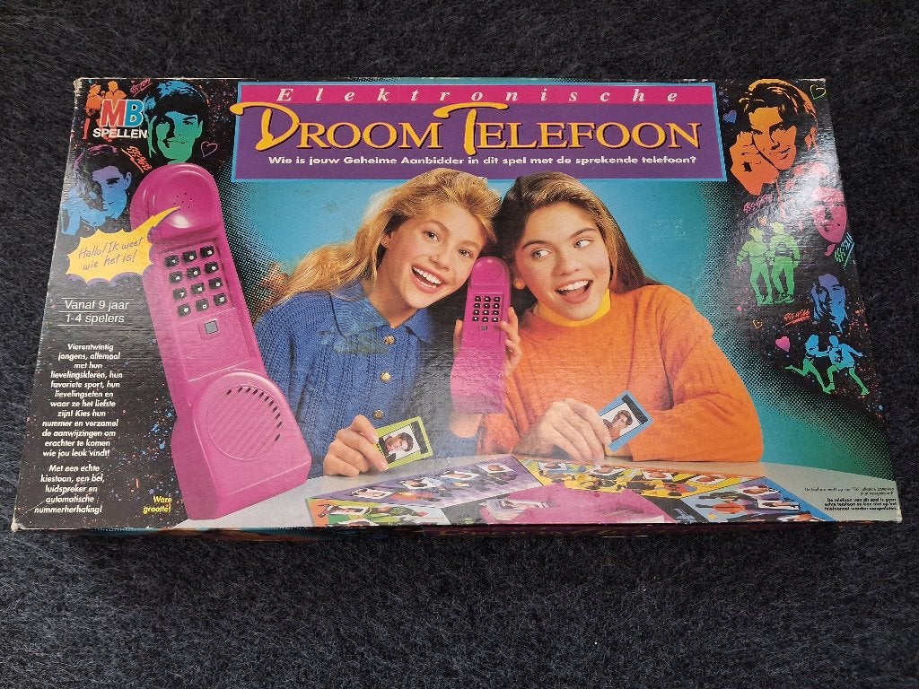 Boardgame Elektronische Droom Telefoon, Ophalen of Verzenden, Zo goed als nieuw, MB spellen