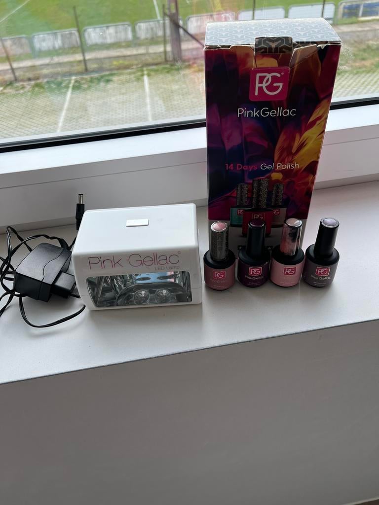 Pink Gellac set, Ophalen, Zo goed als nieuw