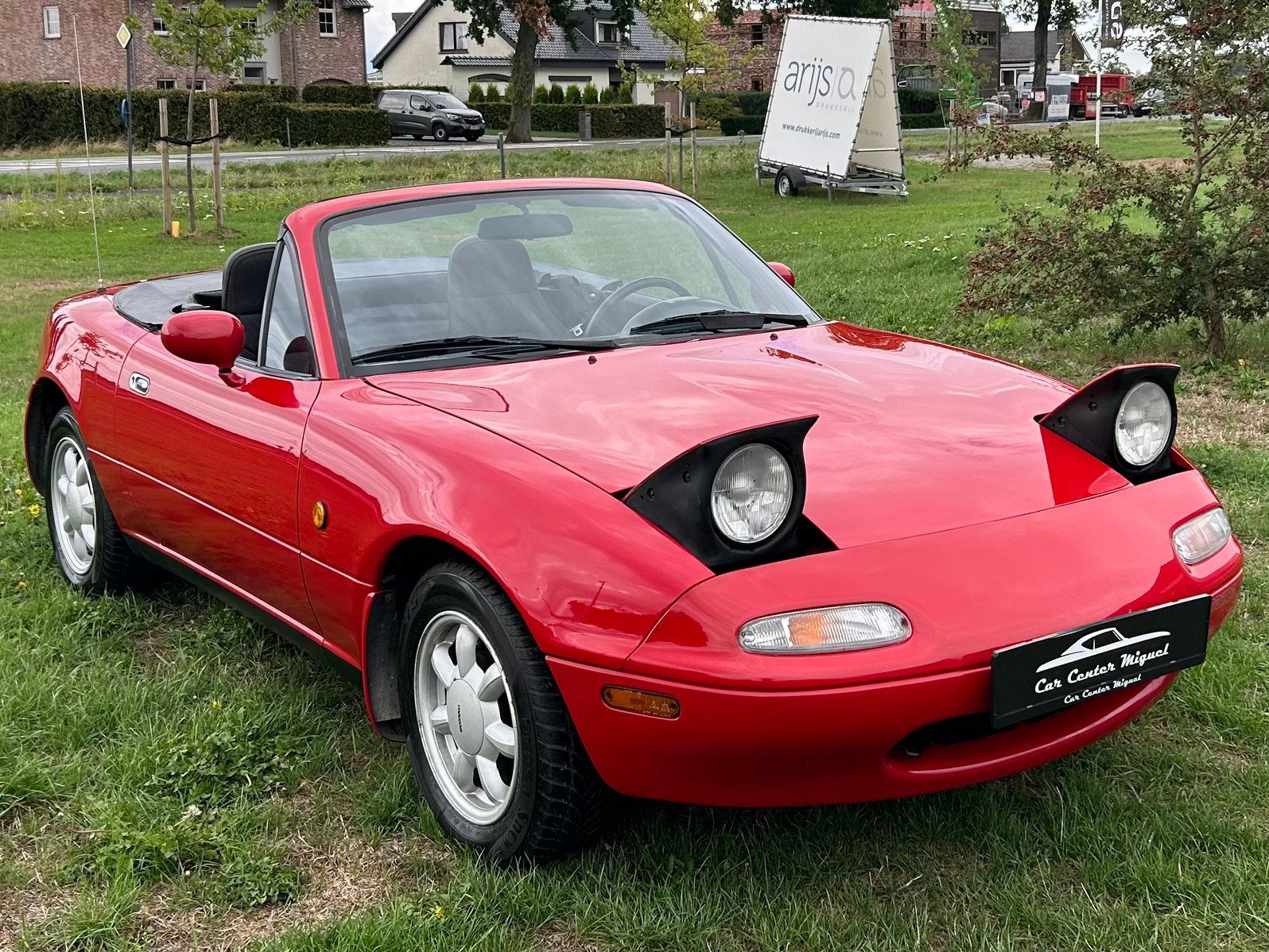 Mazda MX5 NA 1.6i /89.000km/Hardtop/Topstaat, Autos, Mazda, Rouge, Entreprise, 2 places, 2 portes