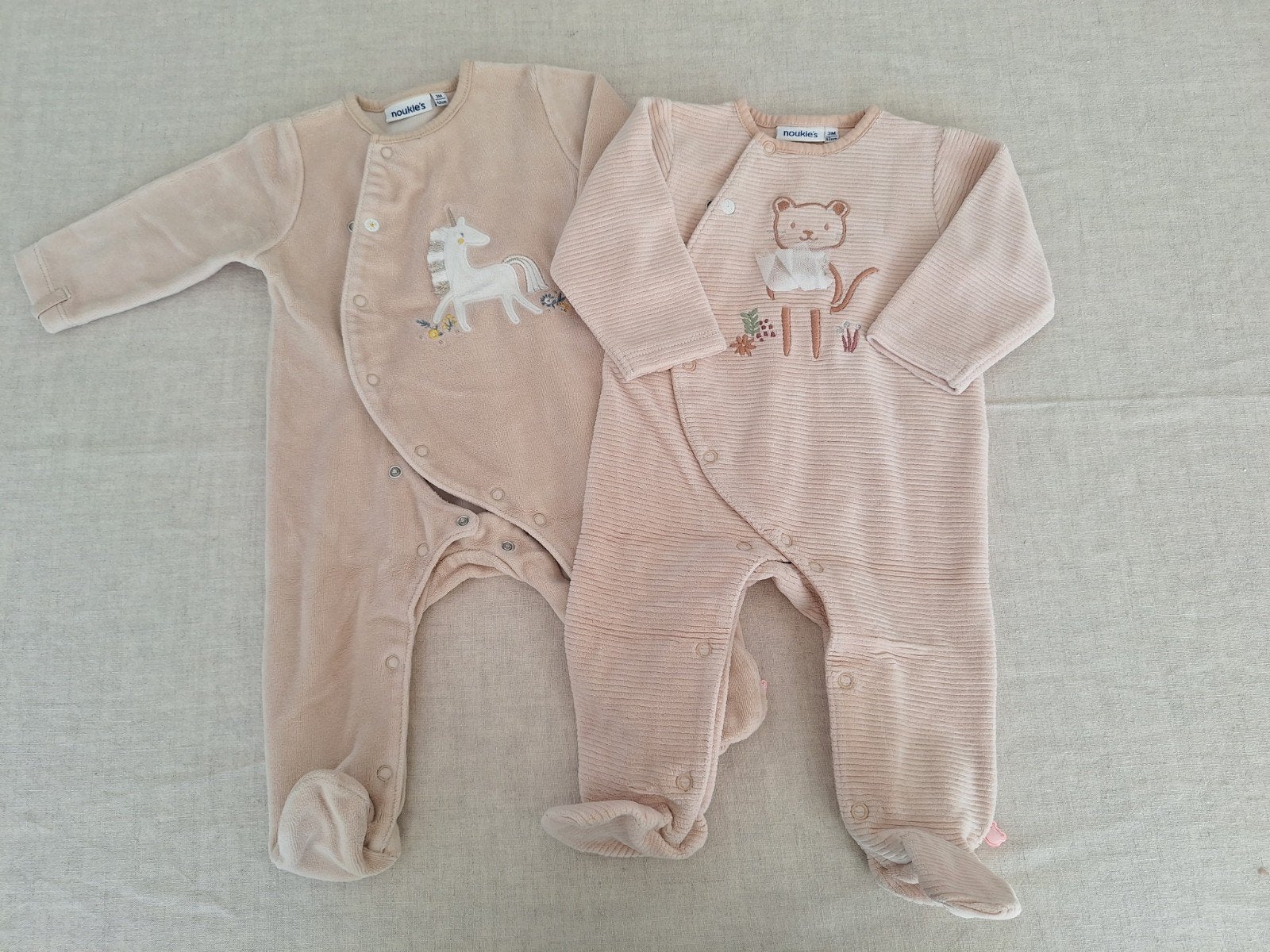 Set van 2 pyjama's, maat 62, 3m., Ophalen, Nacht- of Onderkleding, Meisje, Noukie's