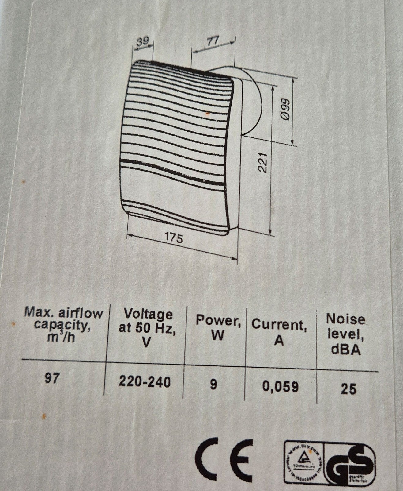 Nouveau ventilateur de plafond, Bricolage & Construction, Enlèvement ou Envoi, Neuf, Ventilateur et Extracteur