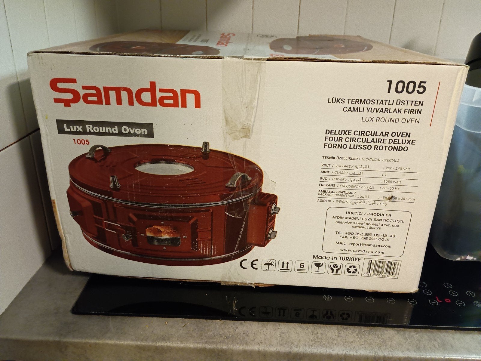 ronde electrische oven Samdan, Oven, Nieuw, Ophalen of Verzenden, Draaiplateau